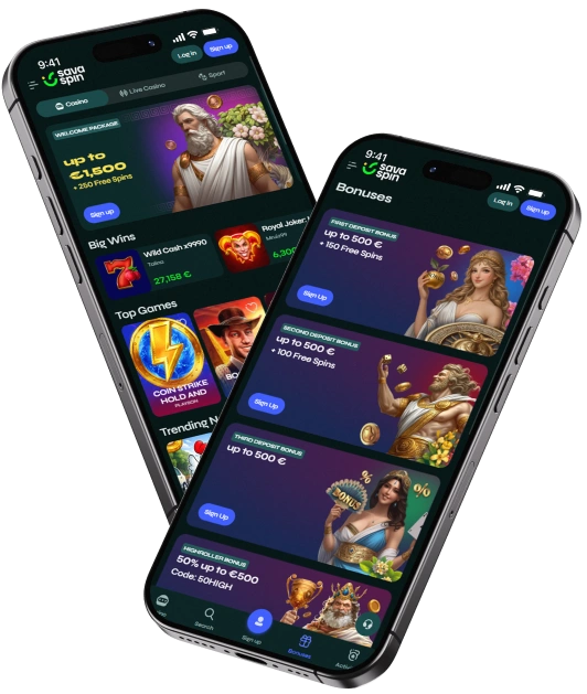 App mobile di Savaspin Casino.